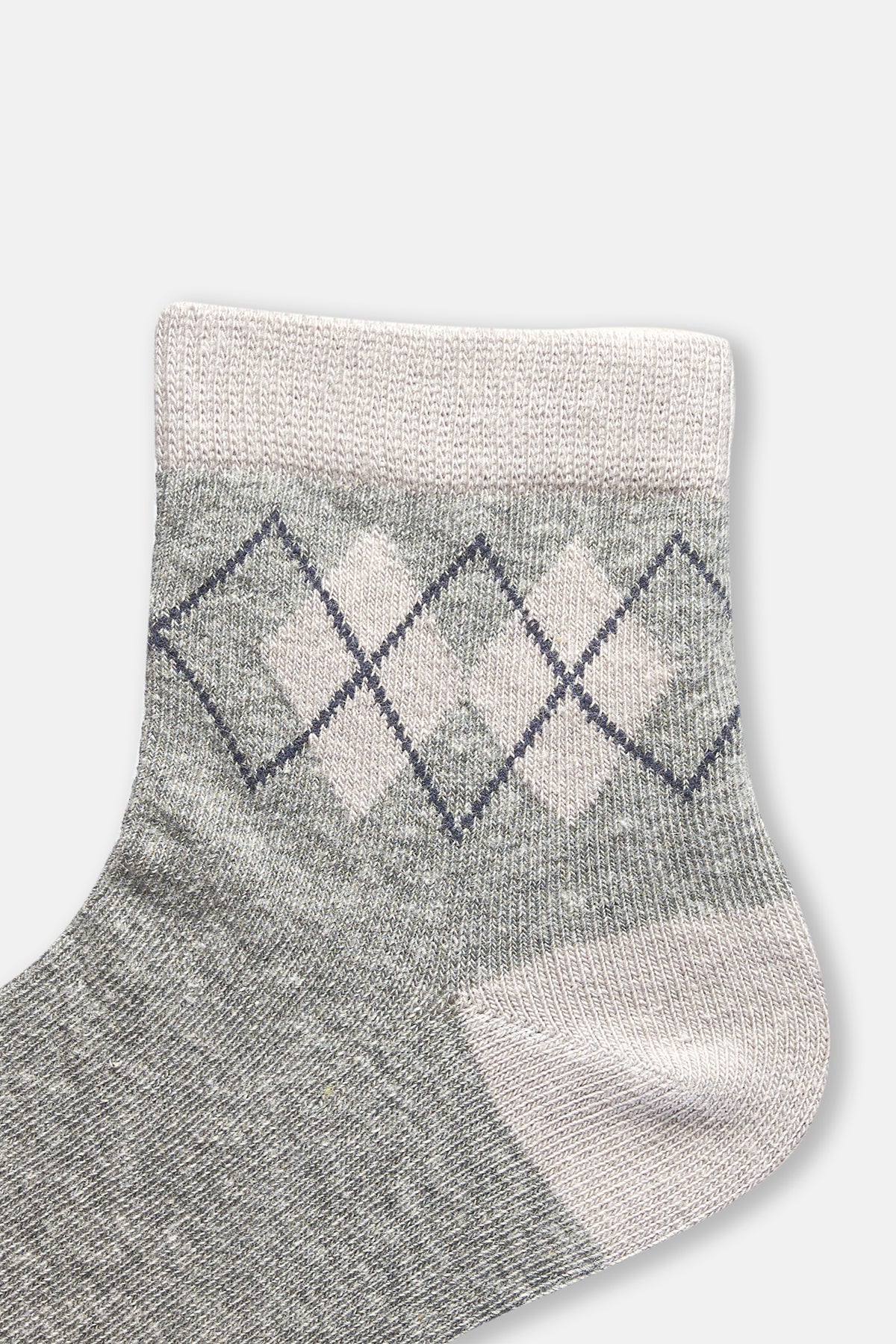 Grey Melange-Navy SOCKS