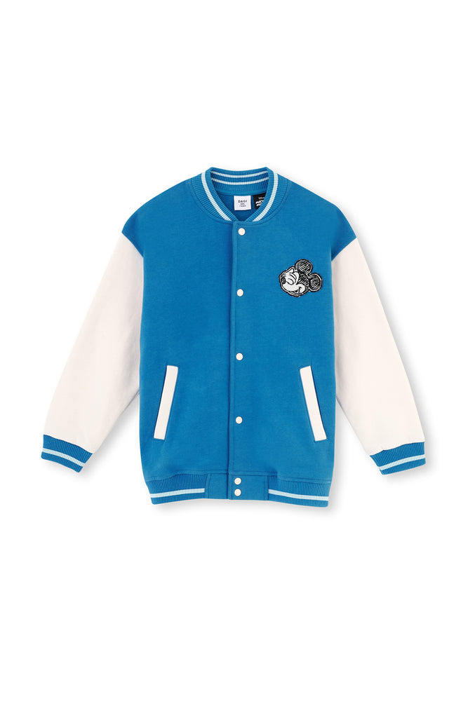 Saxe MICKEY MOUSE PRINT DETAILED UNISEX BOMBER JACKET