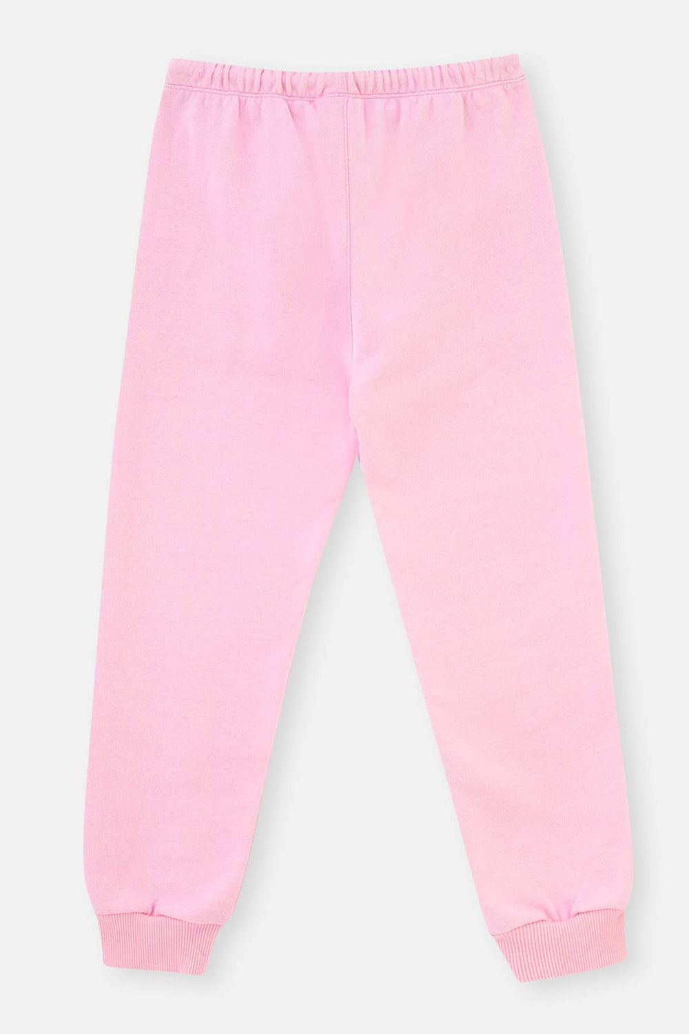 Pembe Barbie Baskılı Üç Iplik Eşofman Altı