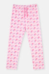 Pink BARBIE LICENSE PRINTED LONG SLEEVE KNITTED PAJAMAS SUIT