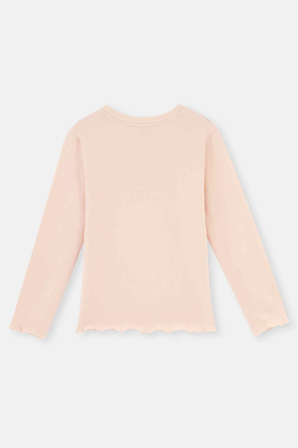 Powder FLOWER PRINT DETAILED LONG SLEEVE CREW-NECK PAJAMAS SUIT