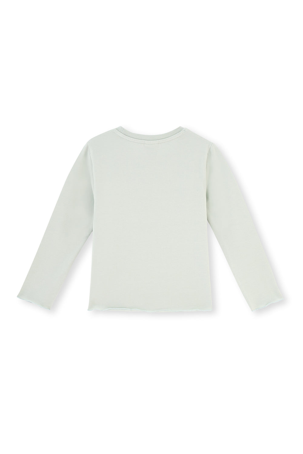 Green FLOWER PRINT DETAILED LONG SLEEVE CREW-NECK PAJAMAS SUIT