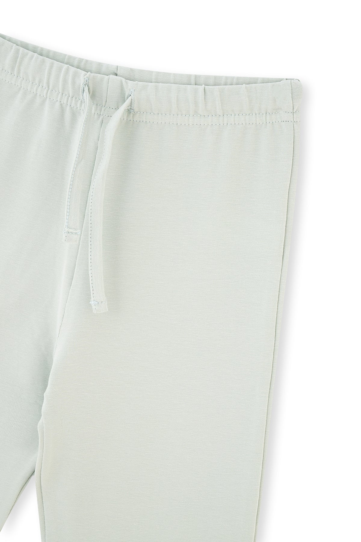 Green FLOWER PRINT DETAILED LONG SLEEVE CREW-NECK PAJAMAS SUIT