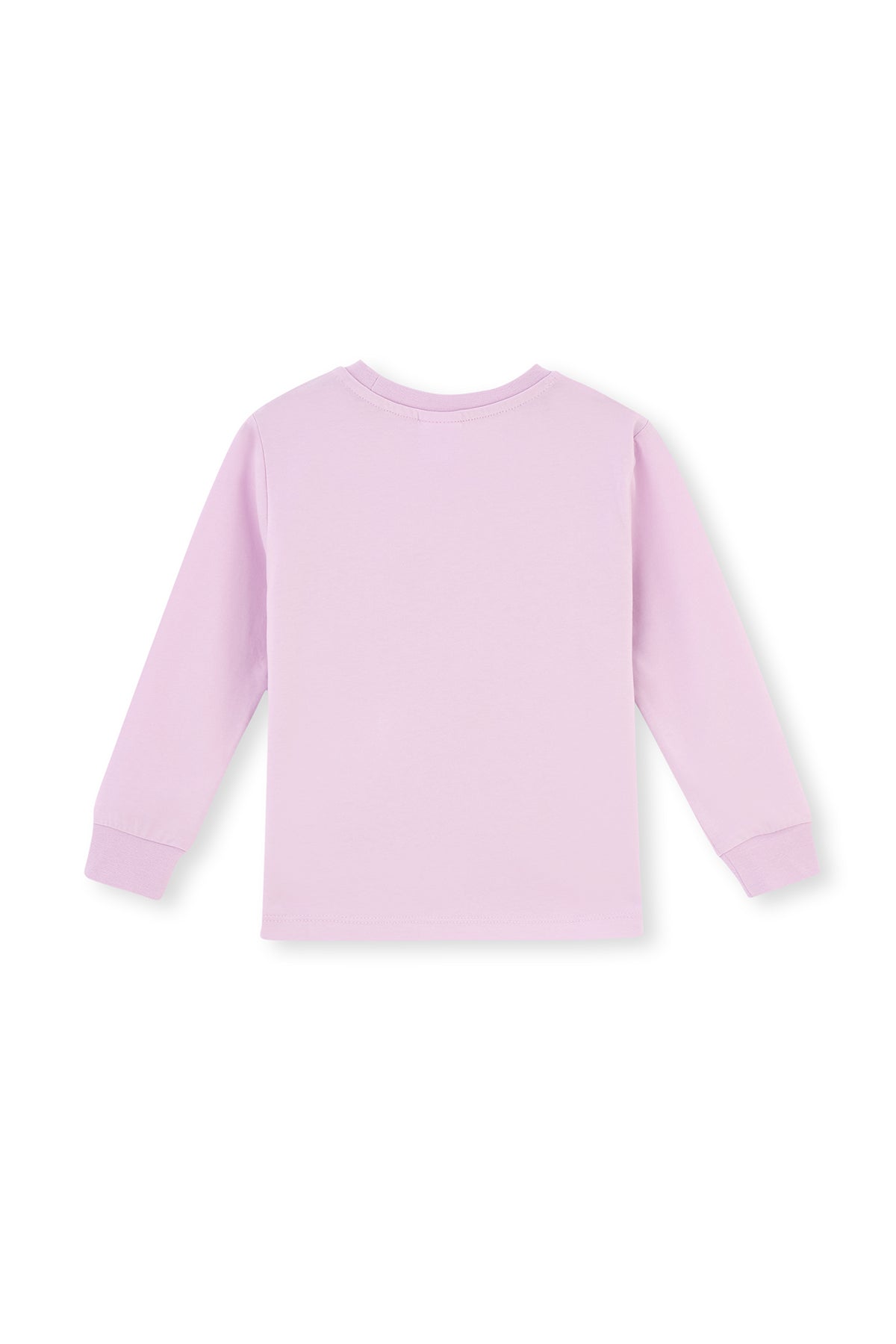 Lila Baskı Detaylı Uzun Kollu Pijama Takımı