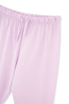Lila Baskı Detaylı Uzun Kollu Pijama Takımı