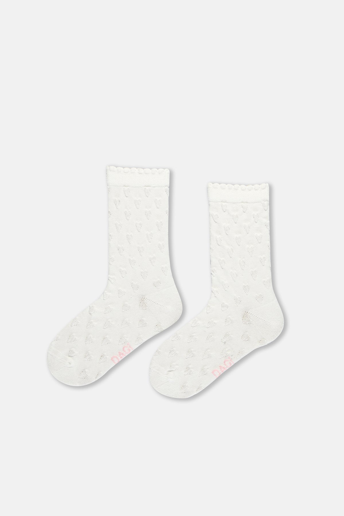 Ecru-Pink SOCKS