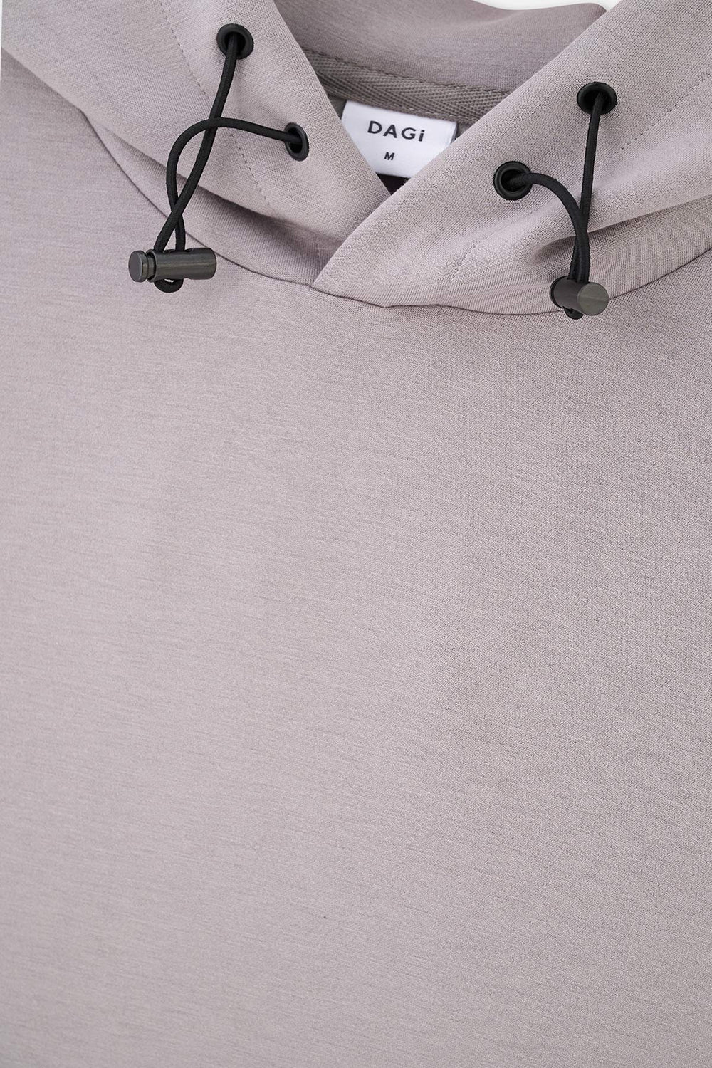Gri Kapüşonlu Uzun Kollu Sweatshırt