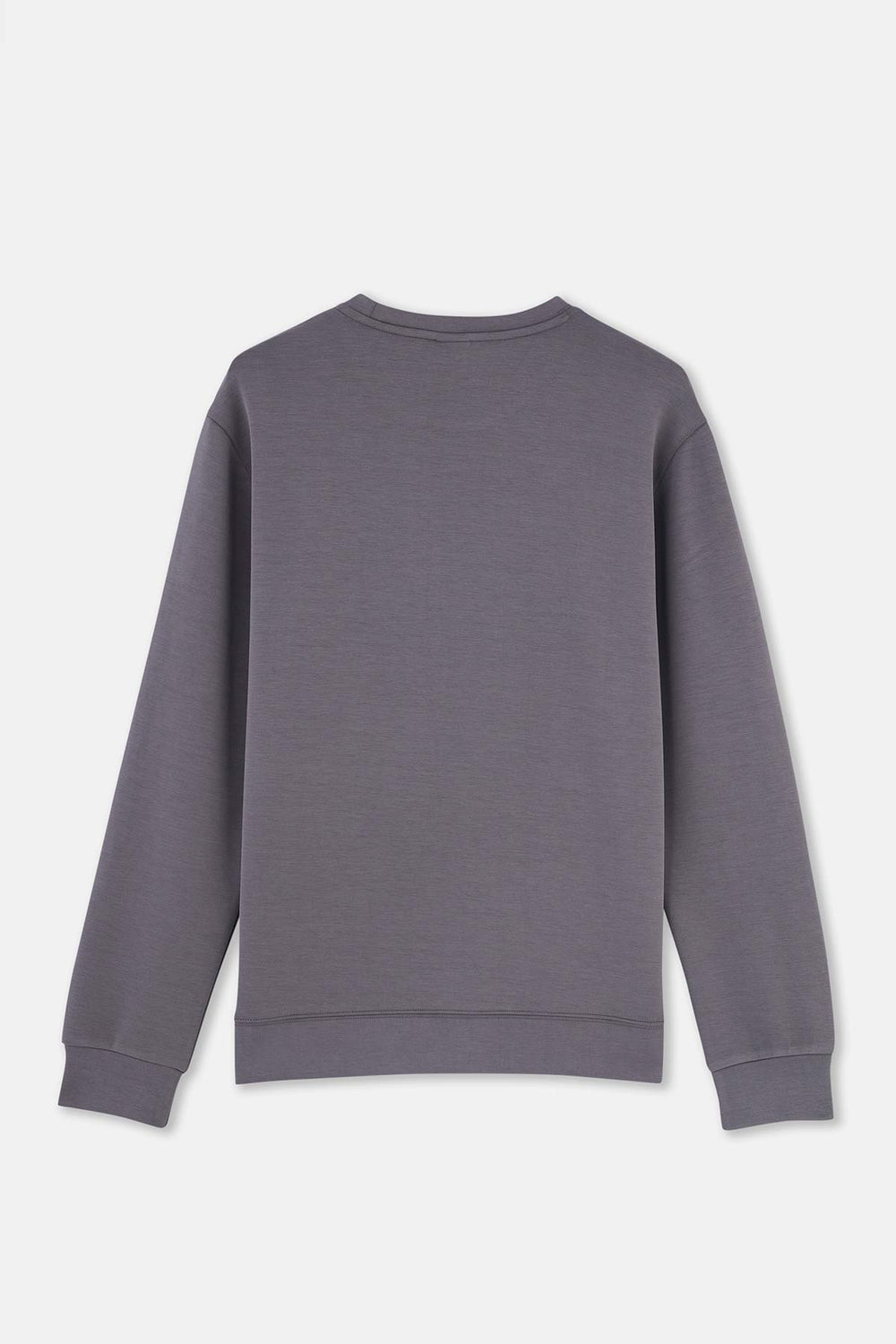 Füme Bisiklet Yaka Uzun Kollu Sweatshırt