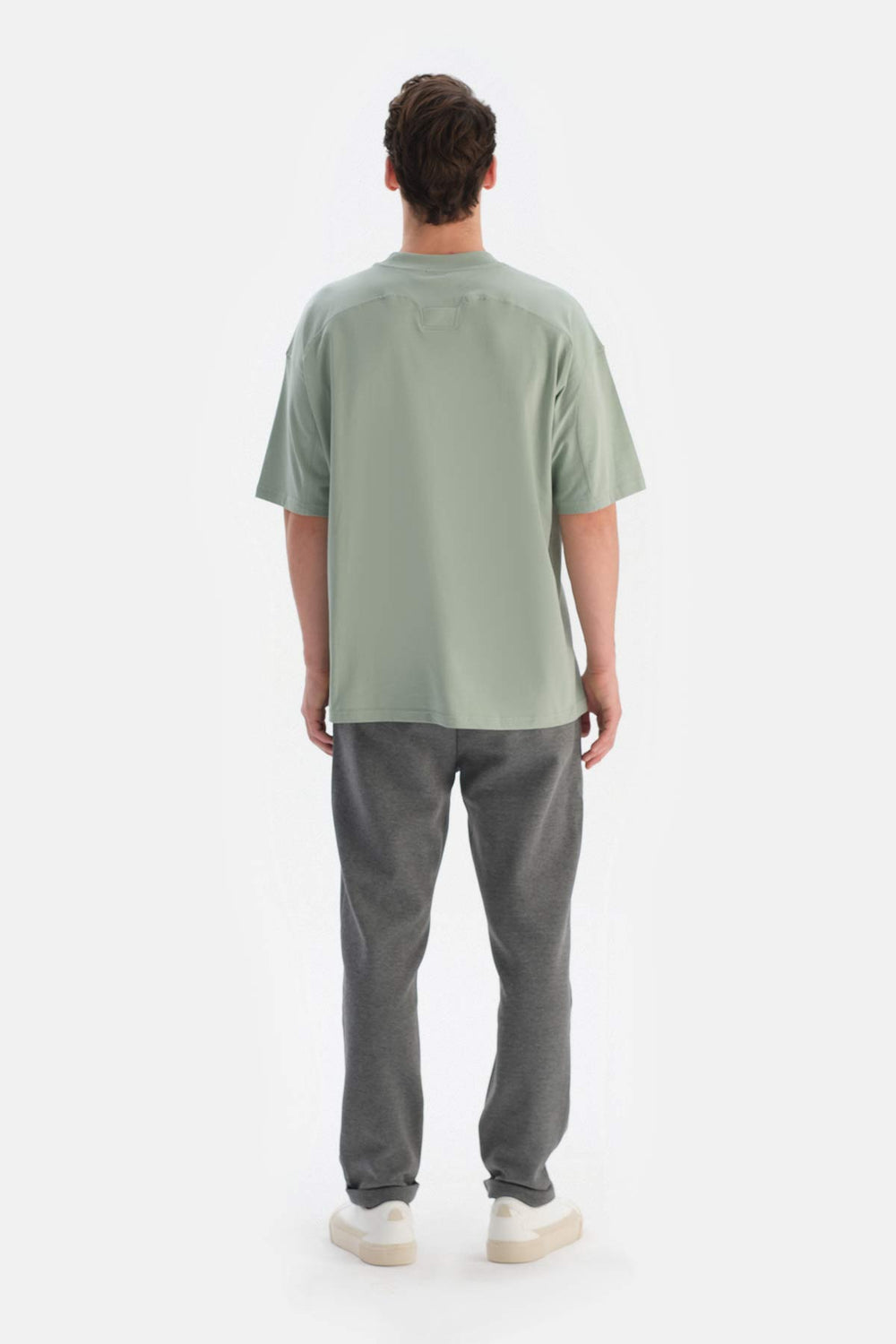 Yeşil Kısa Kollu Oversıze Tişört