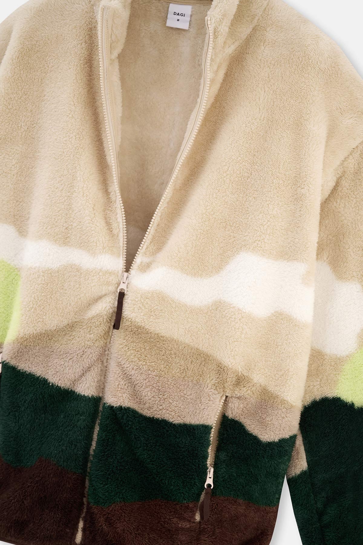 Multicolor Dagi Active Dağ Baskılı Polar Sweatshirt