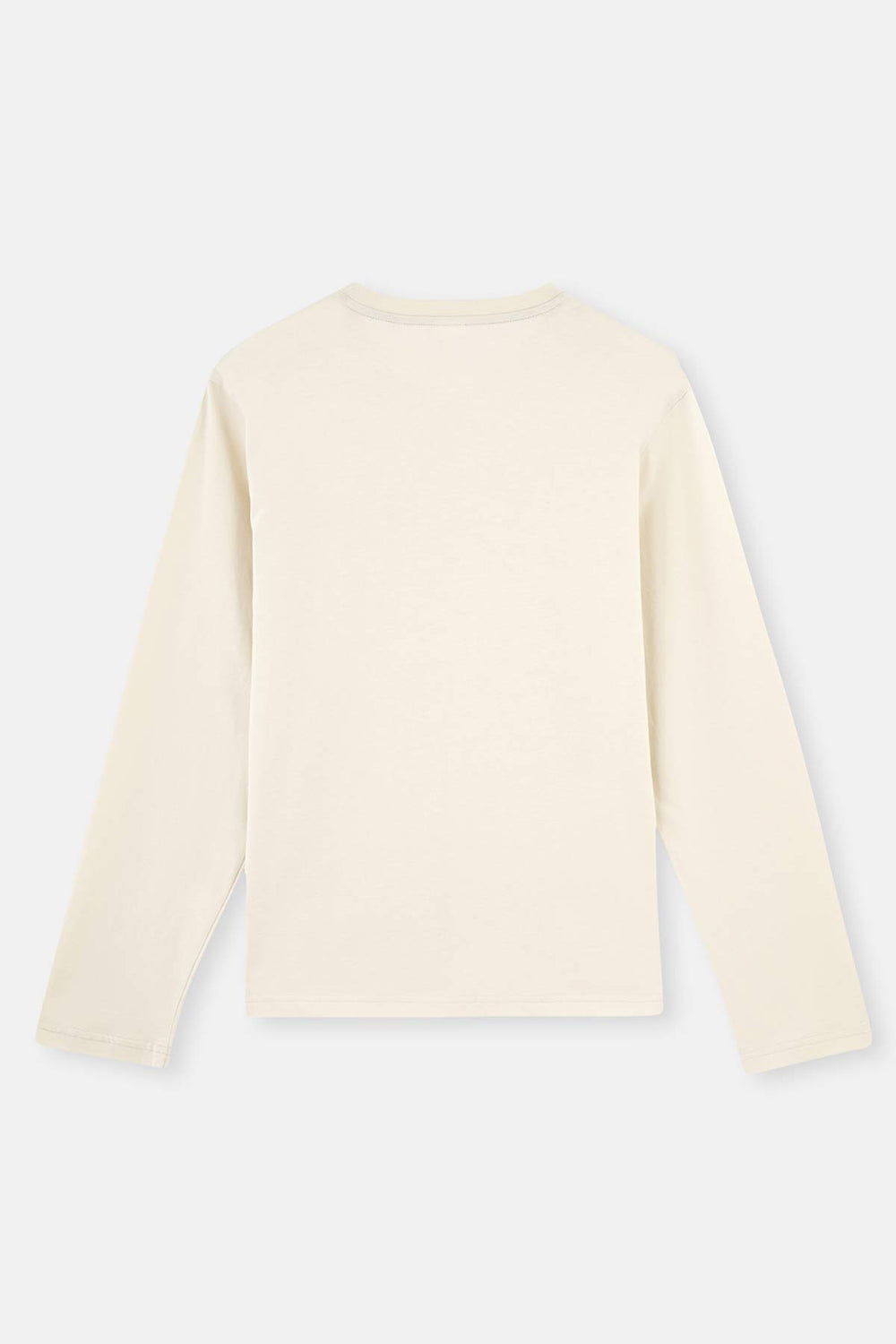 Beige V-NECK LONG SLEEVE WITH WOVEN BOTTOM  PAJAMAS SUIT
