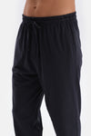 Green CREW-NECK POCKET DETAILED KNITTED PAJAMAS SUIT