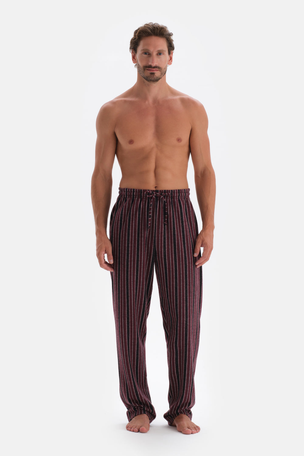 Bordeaux LINED JACQUARD KNITTED SINGLE BOTTOM