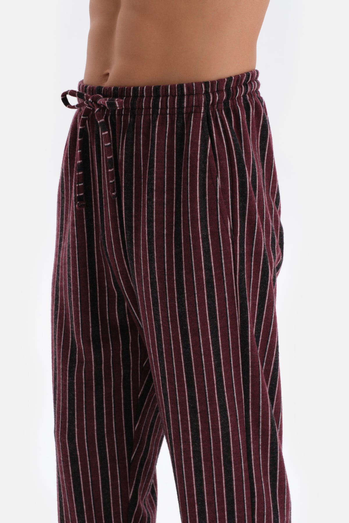 Bordeaux LINED JACQUARD KNITTED SINGLE BOTTOM