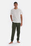 Green JOGGER LEG PAJAMAS BOTTOM
