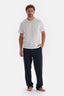 Navy LINED JACQUARD KNITTED SINGLE BOTTOM