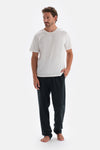 Green LINED JACQUARD KNITTED SINGLE BOTTOM