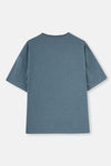 Indigo CREW-NECK SHORT SLEEVE OVERSIZE EVERFRESH T-SHIRT