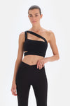 Siyah Dagi Active Çapraz Askılı Spor Sütyeni