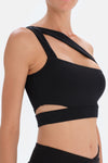 Siyah Dagi Active Çapraz Askılı Spor Sütyeni