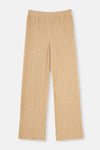 Light Brown JOGGER KNITTED PANTS