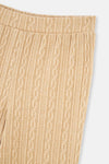 Light Brown JOGGER KNITTED PANTS