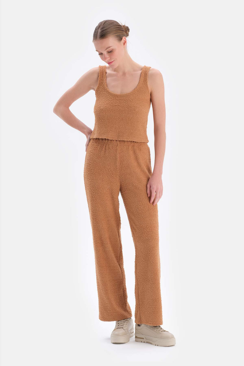 Camel CHENIL TROUSER