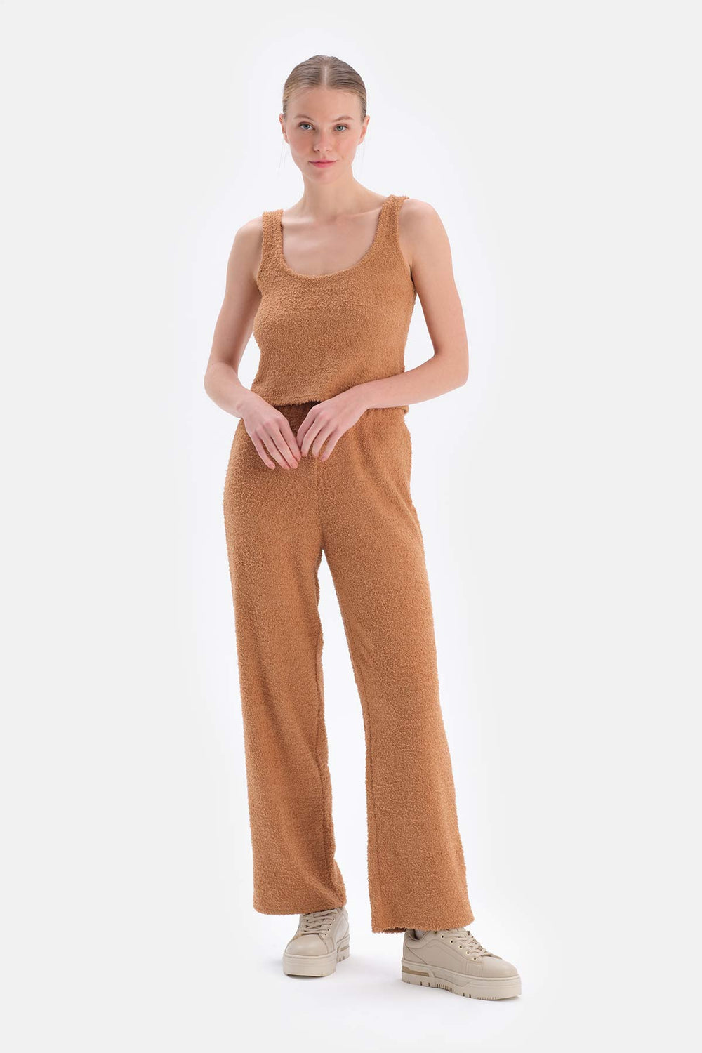 Camel CHENIL TROUSER