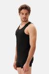 Black BASIC MODAL TANKTOP