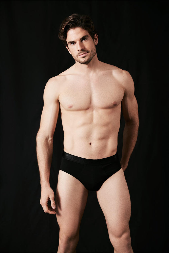 Siyah Basıc Modal Slip