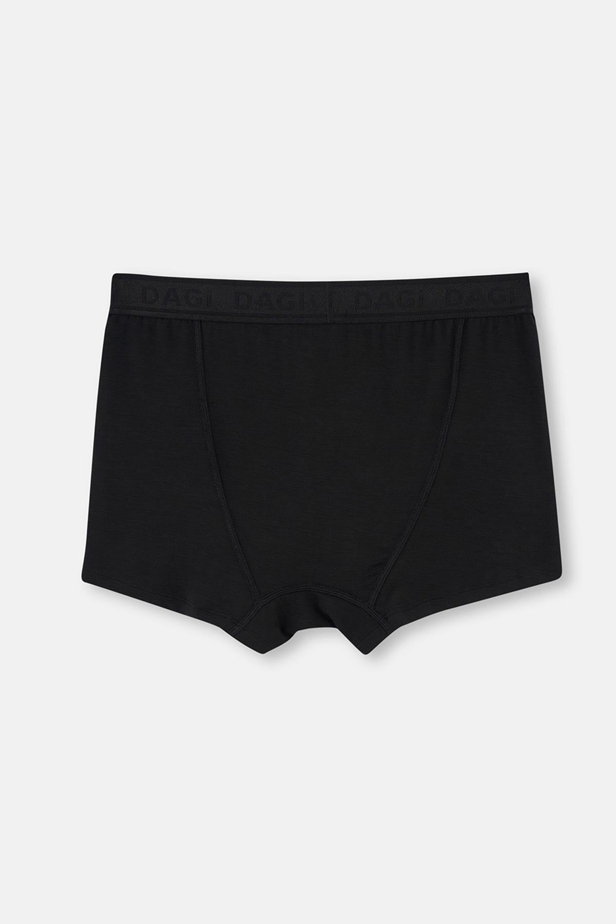 Siyah Normal Bel Basic Modal Boxer