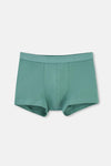 Black-Green 5210 2-PACK PLAIN COTTON BOXER