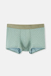 Light Khaki-Light Blue 4210 2-PACK PATTERNED MICRO MODAL BOXER