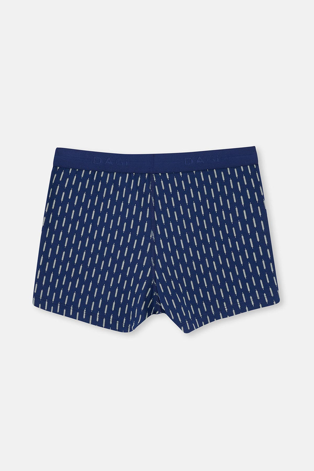 Navy-Blue 5210 3-PACK PATTERNED COTTON BOXER