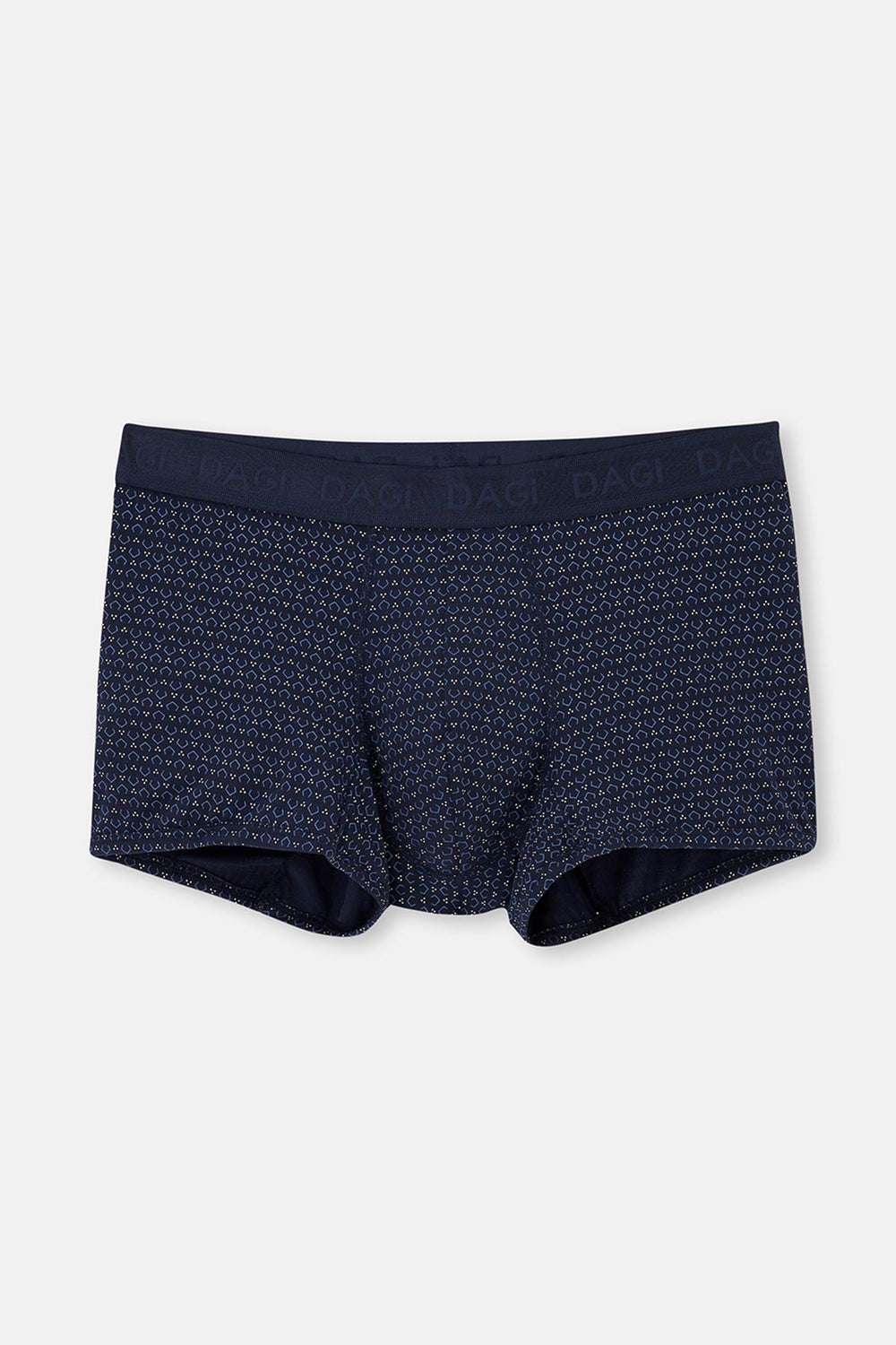 Lacivert-Mavi 3'lü Desenli Micro Modal Boxer