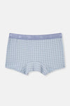 Light Gray-Gray 4210 3-PACK PATTERNED MICRO MODAL BOXER