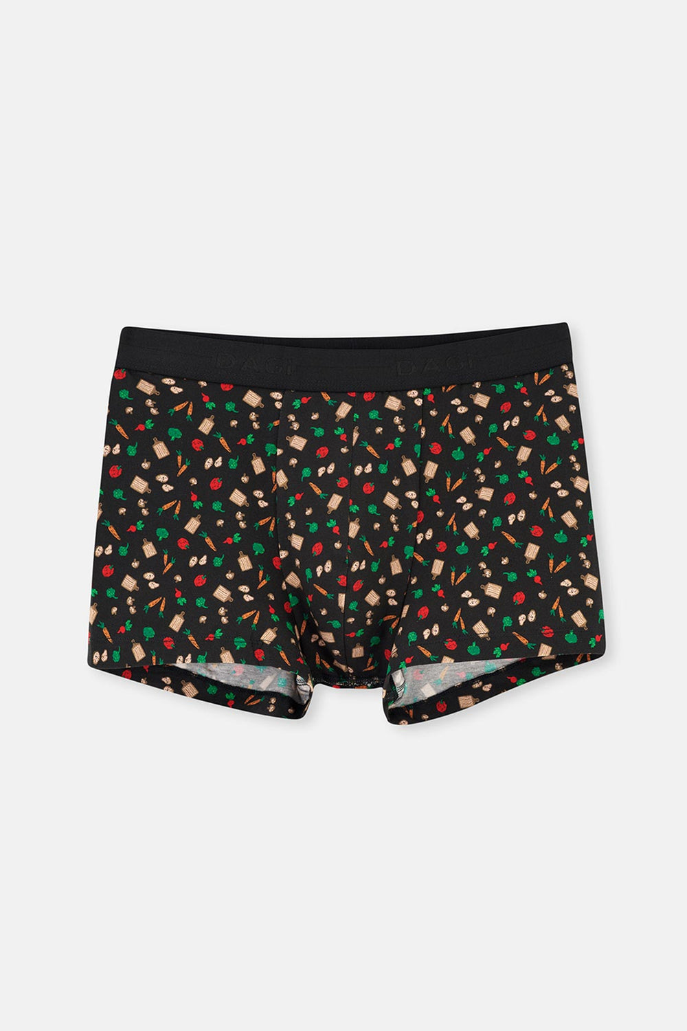 Black 5210 2-PACK PATTERNED COTTON BOXERS