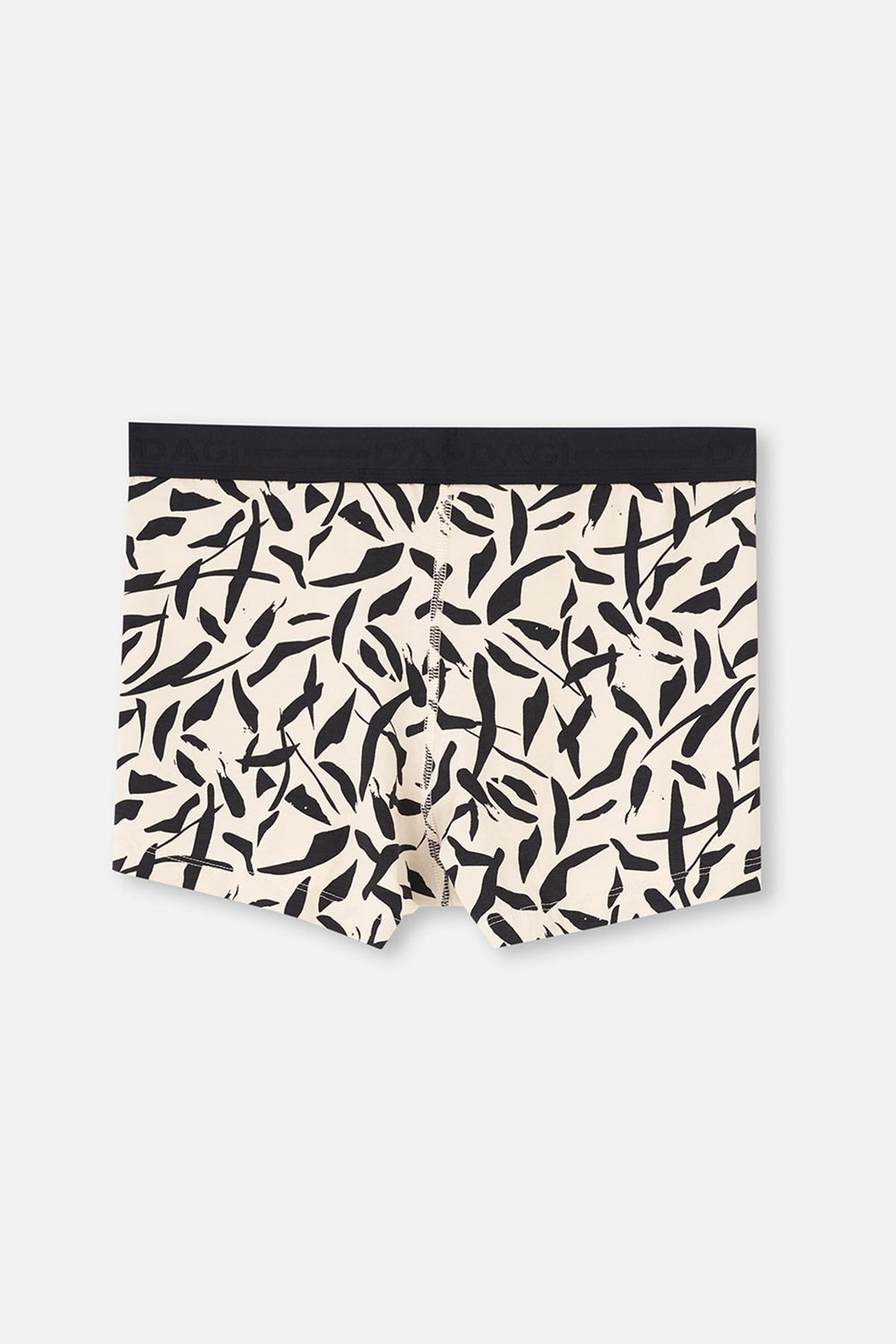 Siyah-Ten 3'Lü Desenli Pamuk Boxer