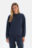 Lacivert Basıc Modal Sweatshırt