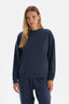 Navy BASIC MODAL SWEATSHIRT