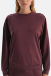 Mürdüm Basıc Modal Sweatshırt