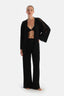 Black TULLE DETAILED TROUSERS