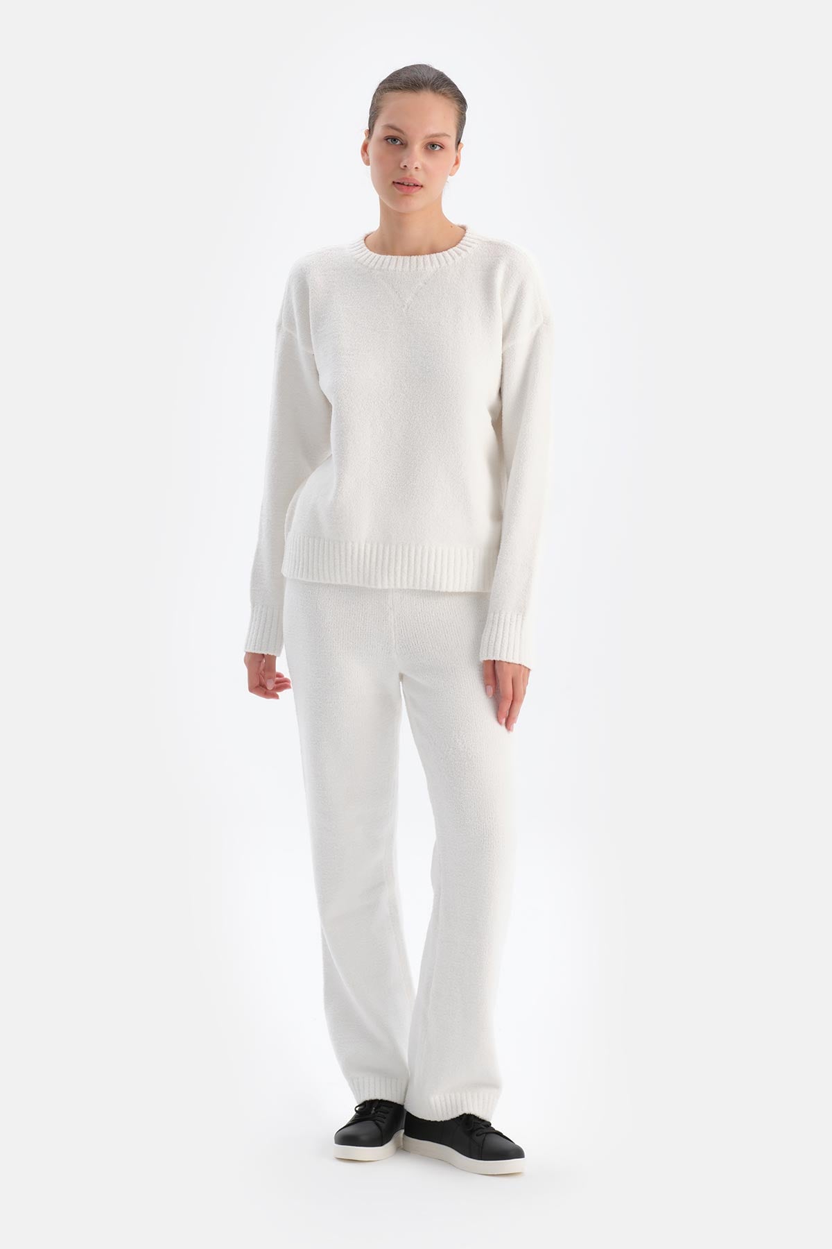 White FLEECE TROUSERS
