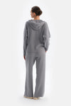 Gri Melanj Soft Tuşeli Pantolon