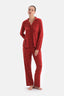 Red POLKA DOT THERMAL SHIRT TROUSERS PAJAMA SET