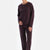 Damson BOAT NECK LACE DETAILED COMBED MODAL PAJAMA SET