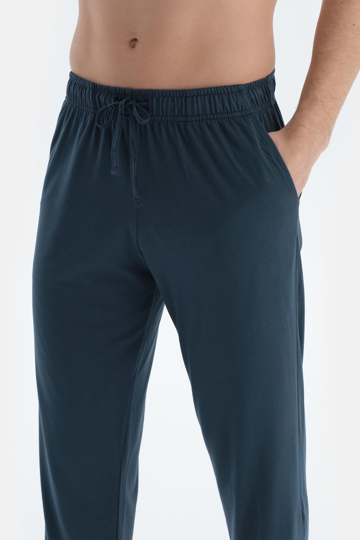 Ekru Uzun Kollu Baskı Detaylı Tişört Pantolon Pijama Takımı