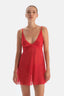 Red Lace and Tulle Nightgown