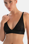 Siyah Premıum Dantelli Ve Lastik Detaylı Bralet