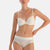 Off White PREMIUM LACE AND RUBBER DETAIL HIPSTER PANTIES